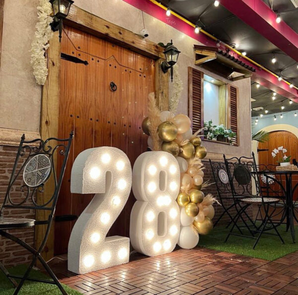 Custom Illuminated numbers rentals - Image 4