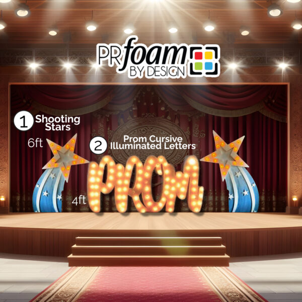 Illuminated Prom & Shooting Stars