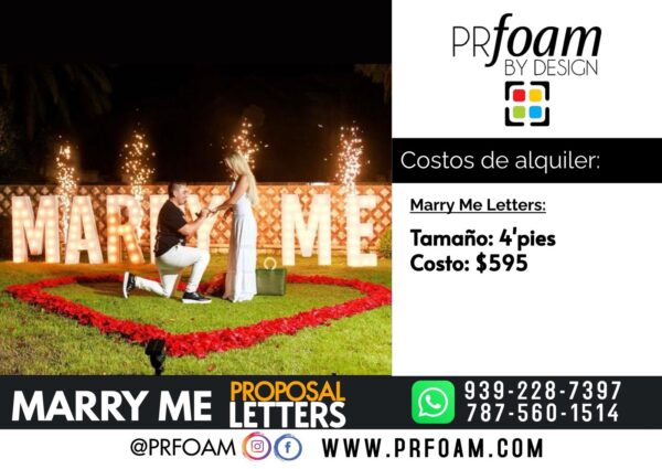Marry Me Letters Illuminated
